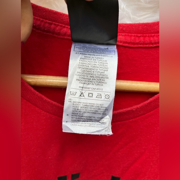 Adidas Red Tee - Picture 7 of 8